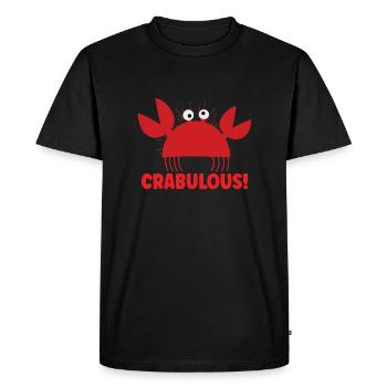Crab Crab Shrimp Whisperer Crab Hunting Fisherman - Men's Premium Organic T-Shirt - black - Front - Nico (187cm)