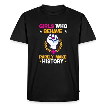 Feminism Women's Power Pro-choice Pro Abortion - Men's Premium Organic T-Shirt - black - Front - Nico (187cm)