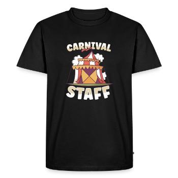 Arts du cirque Artistes de cirque Personnel de l’événement - T-shirt Premium bio Homme - noir - Devant - Nico (187cm)