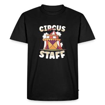 Arts du cirque Artistes de cirque Personnel de l’événement - T-shirt Premium bio Homme - noir - Devant - Nico (187cm)