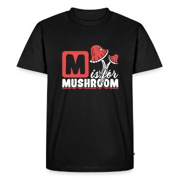 Morels Mushroom Picker Mushroom Farmer Mushroom - T-shirt Premium bio Homme - noir - Devant - Nico (187cm)