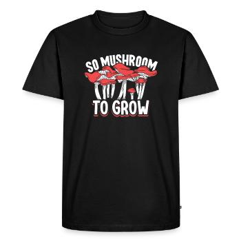 Morels Mushroom Picker Mushroom Farmer Mushroom - T-shirt Premium bio Homme - noir - Devant - Nico (187cm)
