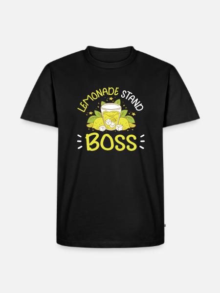 Lemonade Rack Lemon Juice Homemade - Men's Premium Organic T-Shirt - black