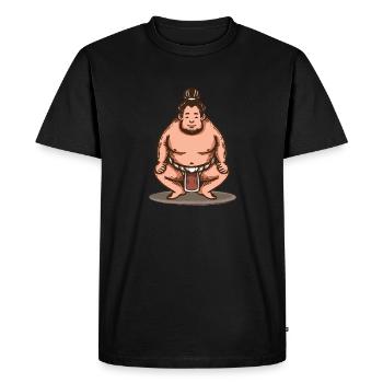 Sumo-wrestling Sumo-wrestler Japan - Men's Premium Organic T-Shirt - black - Front - Nico (187cm)