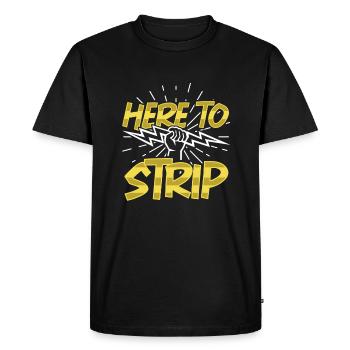 Electrician Electrical Engineer Lineman Electrical - Men's Premium Organic T-Shirt - black - Front - Nico (187cm)