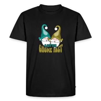 Gnomes de jardin Gnome Amant Drôle de Gnome Jardinage - T-shirt Premium bio Homme - noir - Devant - Nico (187cm)