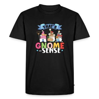 Gnomes de jardin Gnome Amant Drôle de Gnome Jardinage - T-shirt Premium bio Homme - noir - Devant - Nico (187cm)