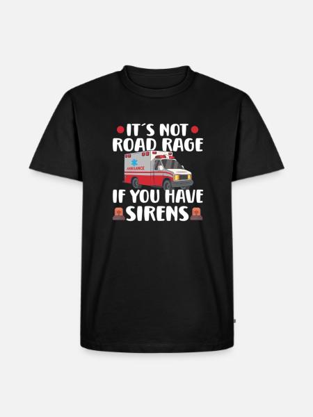 Paramedic First Responder Ambulance Driver - Men's Premium Organic T-Shirt - black