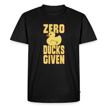 Canards en caoutchouc Canard Duck Lovers Salle de bain - T-shirt Premium bio Homme - noir - Devant - Nico (187cm)