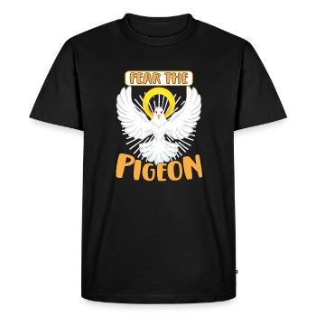 Pigeon Pigeon Racing Colombophile Pigeonnier Gardien de pigeons - T-shirt Premium bio Homme - noir - Devant - Nico (187cm)