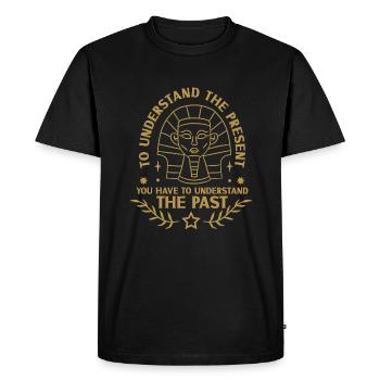 History buffs History buffs - Men's Premium Organic T-Shirt - black - Front - Nico (187cm)