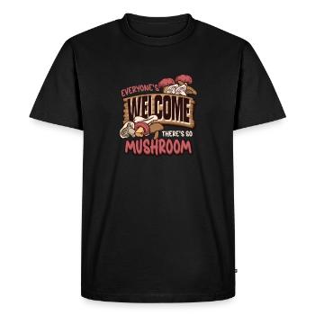 Morels Mushroom Picker Mushroom Farmer Mushroom - T-shirt Premium bio Homme - noir - Devant - Nico (187cm)