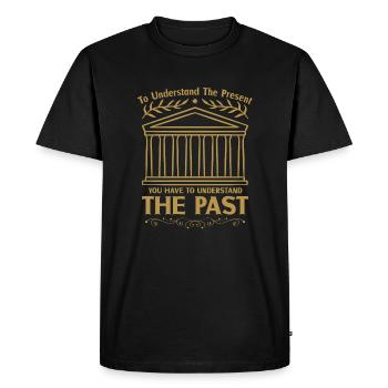 History buffs History buffs - Men's Premium Organic T-Shirt - black - Front - Nico (187cm)