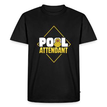 Rubber Ducks Duck Duck Lovers Bathroom - Men's Premium Organic T-Shirt - black - Front - Nico (187cm)