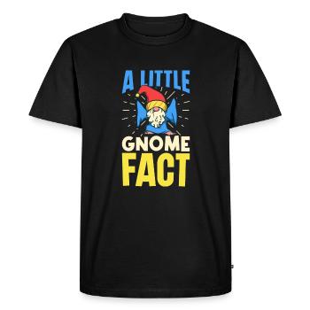 Gnomes de jardin Gnome Amant Drôle de Gnome Jardinage - T-shirt Premium bio Homme - noir - Devant - Nico (187cm)