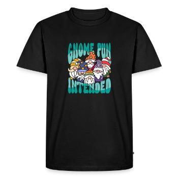 Garden Gnomes Gnome Lover Funny Gnome Gardening - Men's Premium Organic T-Shirt - black - Front - Nico (187cm)