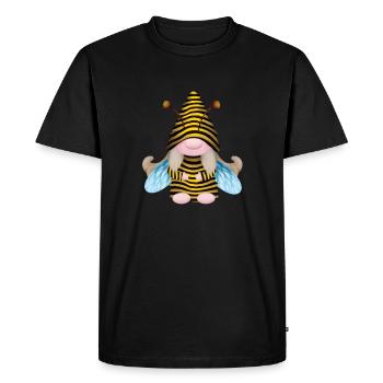Gnome Abeille Abeille Apiculteur Apiculture Abeille Apiculture - T-shirt Premium bio Homme - noir - Devant - Nico (187cm)