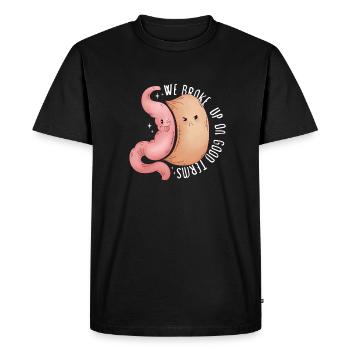 Gastrectomie à la manche Gastrectomie à la manche - T-shirt Premium bio Homme - noir - Devant - Nico (187cm)