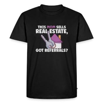 Real Estate Agent Realtor Home Closing Investor - Men's Premium Organic T-Shirt - black - Front - Nico (187cm)