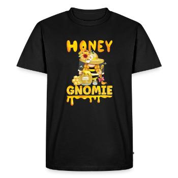 Apiculteur Gnomes Gnome Amant Drôle Gnome Abeille à miel - T-shirt Premium bio Homme - noir - Devant - Nico (187cm)