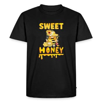 Apiculteur Gnomes Gnome Amant Drôle Gnome Abeille à miel - T-shirt Premium bio Homme - noir - Devant - Nico (187cm)
