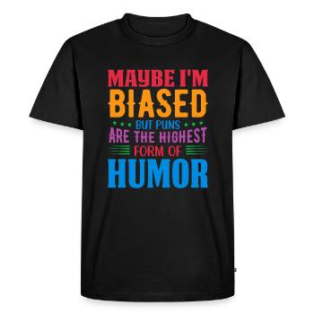 Bisexual Pride Bi Lgbtq Bisexuality Queer - Men's Premium Organic T-Shirt - black - Front - Nico (187cm)
