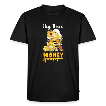 Apiculteur Gnomes Gnome Amant Drôle Gnome Abeille à miel - T-shirt Premium bio Homme - noir - Devant - Nico (187cm)
