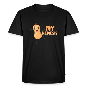 Peanut Allergy Survivor Peanut Allergy Awareness - Men's Premium Organic T-Shirt - black - Front - Nico (187cm)