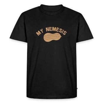 Peanut Allergy Survivor Peanut Allergy Awareness - Men's Premium Organic T-Shirt - black - Front - Nico (187cm)