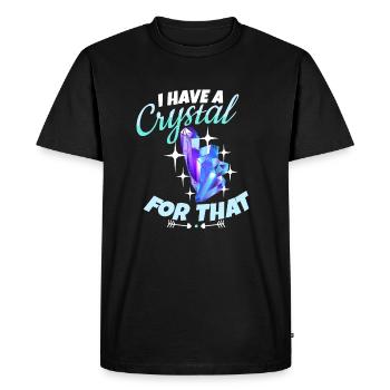 Crystal Healing Crystals and Stones - Men's Premium Organic T-Shirt - black - Front - Nico (187cm)