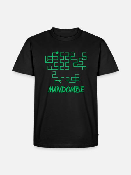 MANDOMBE - Tradition Kongo - Men's Premium Organic T-Shirt - black