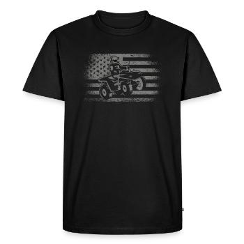 Pilote ATV USA Design Quad Quad Quad Bike Quad Bike - T-shirt Premium bio Homme - noir - Devant - Nico (187cm)