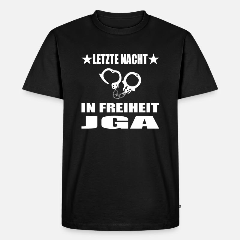 Junggesellenabschied - Männer Premium Bio T-Shirt - Schwarz