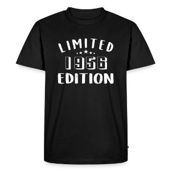 Anniversaire 1956 Édition Limitée 1956 - T-shirt Premium bio Homme - noir - Devant - Nico (187cm)