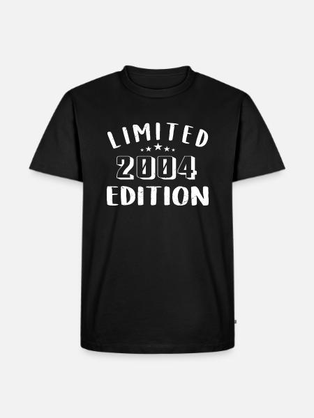 Birthday 2004 Limited Edition 2004 - Men's Premium Organic T-Shirt - black