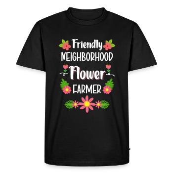 Neighbor House Beer Celebration - Men's Premium Organic T-Shirt - black - Front - Nico (187cm)