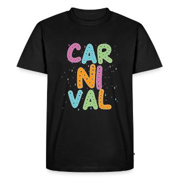 carnaval - T-shirt Premium bio Homme - noir - Devant - Nico (187cm)