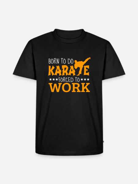 karate - Men's Premium Organic T-Shirt - black
