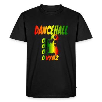 Dancehall Vybz - T-shirt Premium bio Homme - noir - Devant - Nico (187cm)