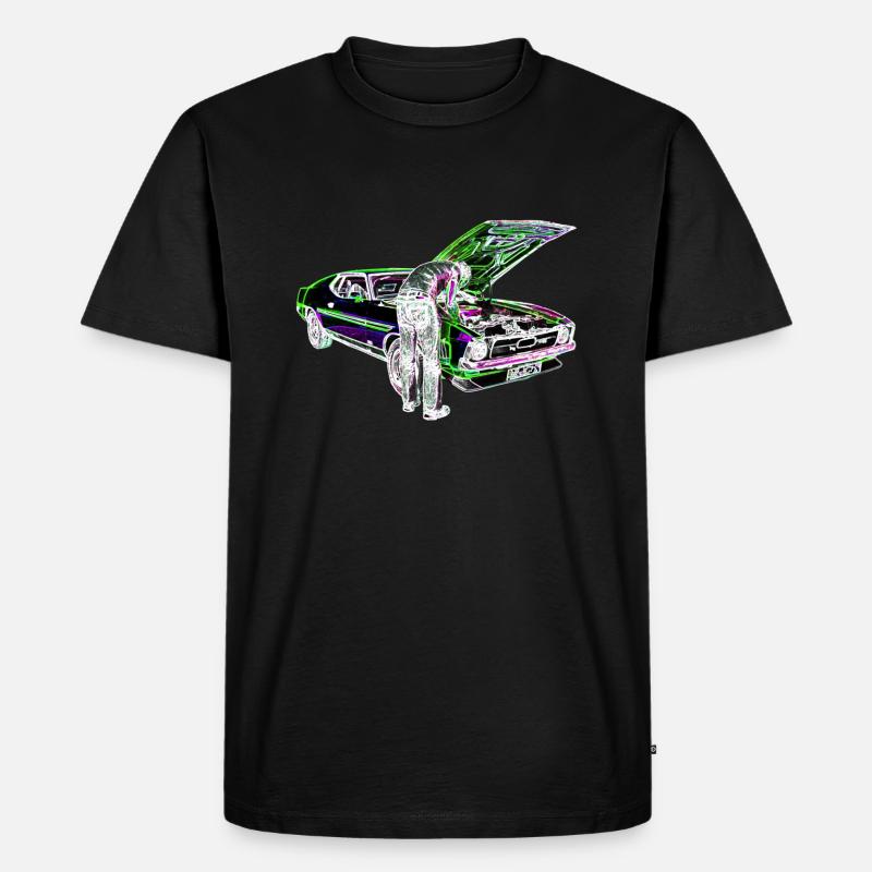 Schrauber Iinvert - Männer Premium Bio T-Shirt - Schwarz