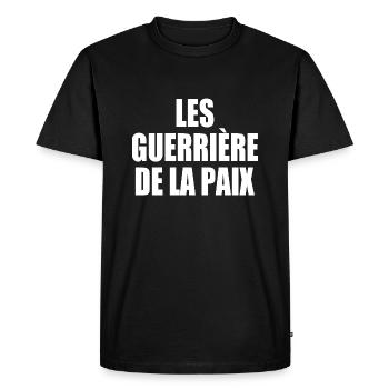 les guerrière de la paix - T-shirt Premium bio Homme - noir - Devant - Nico (187cm)