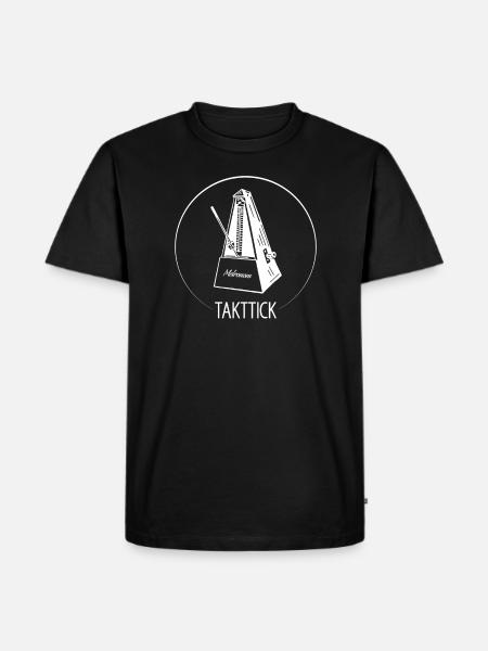 Takttick Metronome Funny - Men's Premium Organic T-Shirt - black