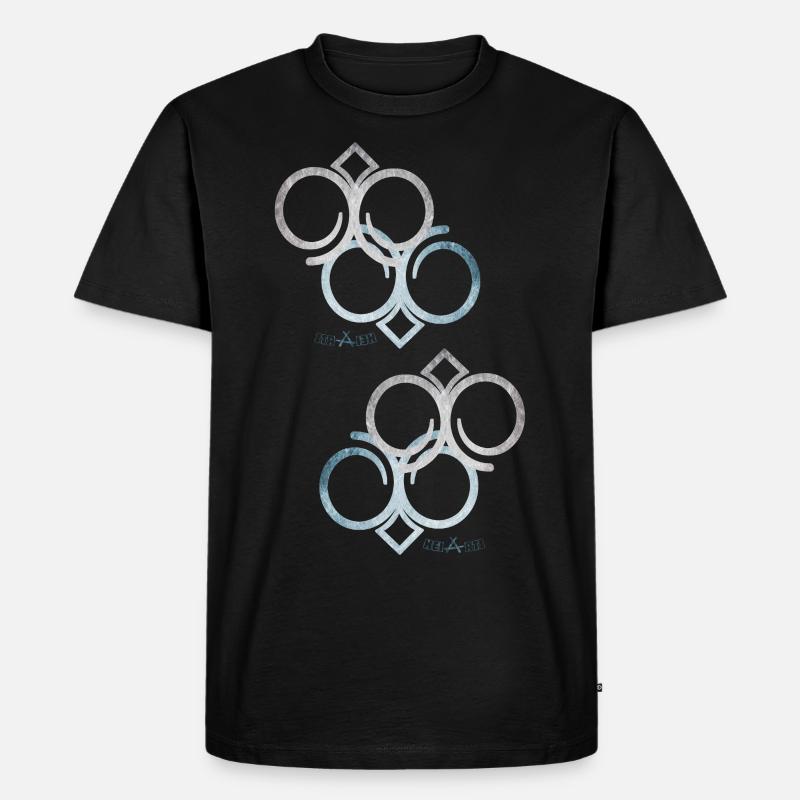 Abstract No. 69 b - Männer Premium Bio T-Shirt - Schwarz