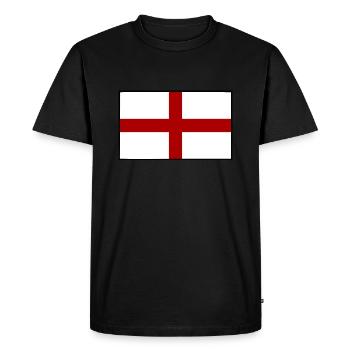 England - Men's Premium Organic T-Shirt - black - Front - Nico (187cm)