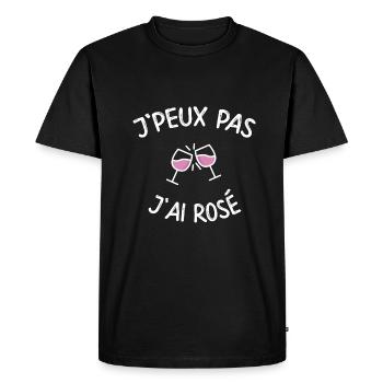 I can not have pink - Men's Premium Organic T-Shirt - black - Front - Nico (187cm)