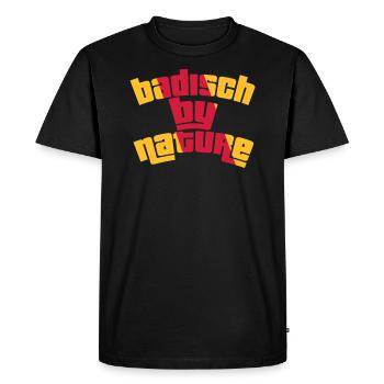 Badisch by nature - T-shirt Premium bio Homme - noir - Devant - Nico (187cm)