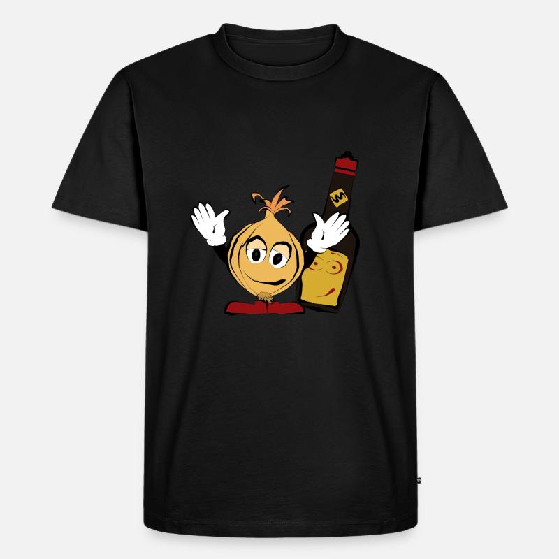 Retterduo - Männer Premium Bio T-Shirt - Schwarz