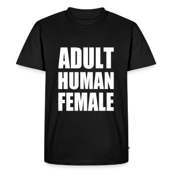 adult human female - T-shirt Premium bio Homme - noir - Devant - Nico (187cm)