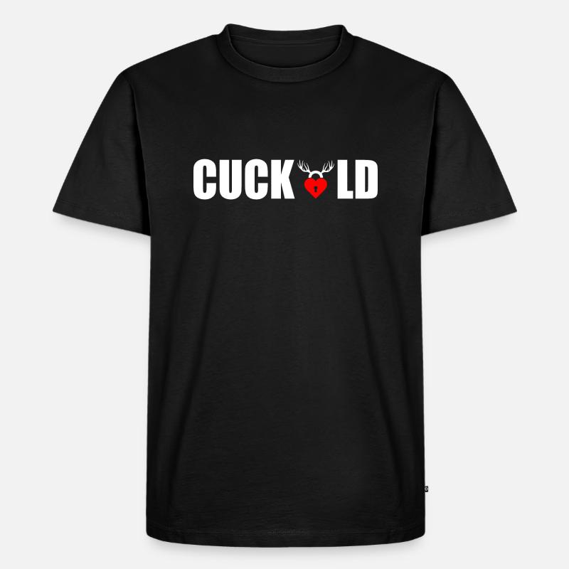 Cuckold - Männer Premium Bio T-Shirt - Schwarz