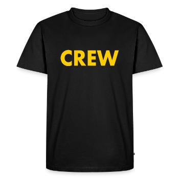 Crew - T-shirt Premium bio Homme - noir - Devant - Nico (187cm)